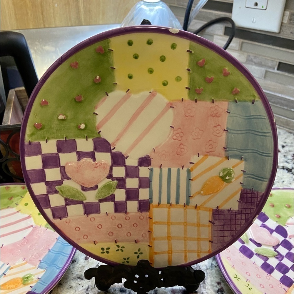 Vintage Cottontale Collection 6 quilt plates